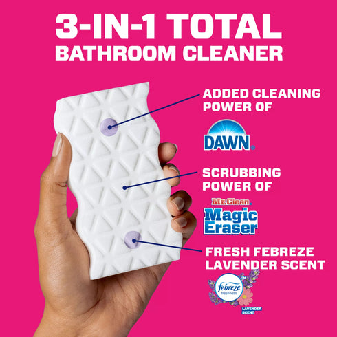 Mr. Clean 2-In-1 Bathroom Magic Eraser Sponges, 11 ct.